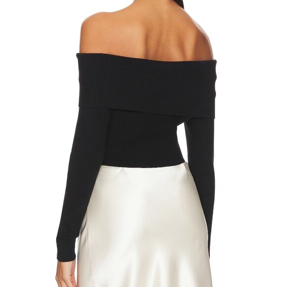 NWT Line & Dot Heart Struck Sweater – Off-Shoulder Knit - Picture 3 of 7